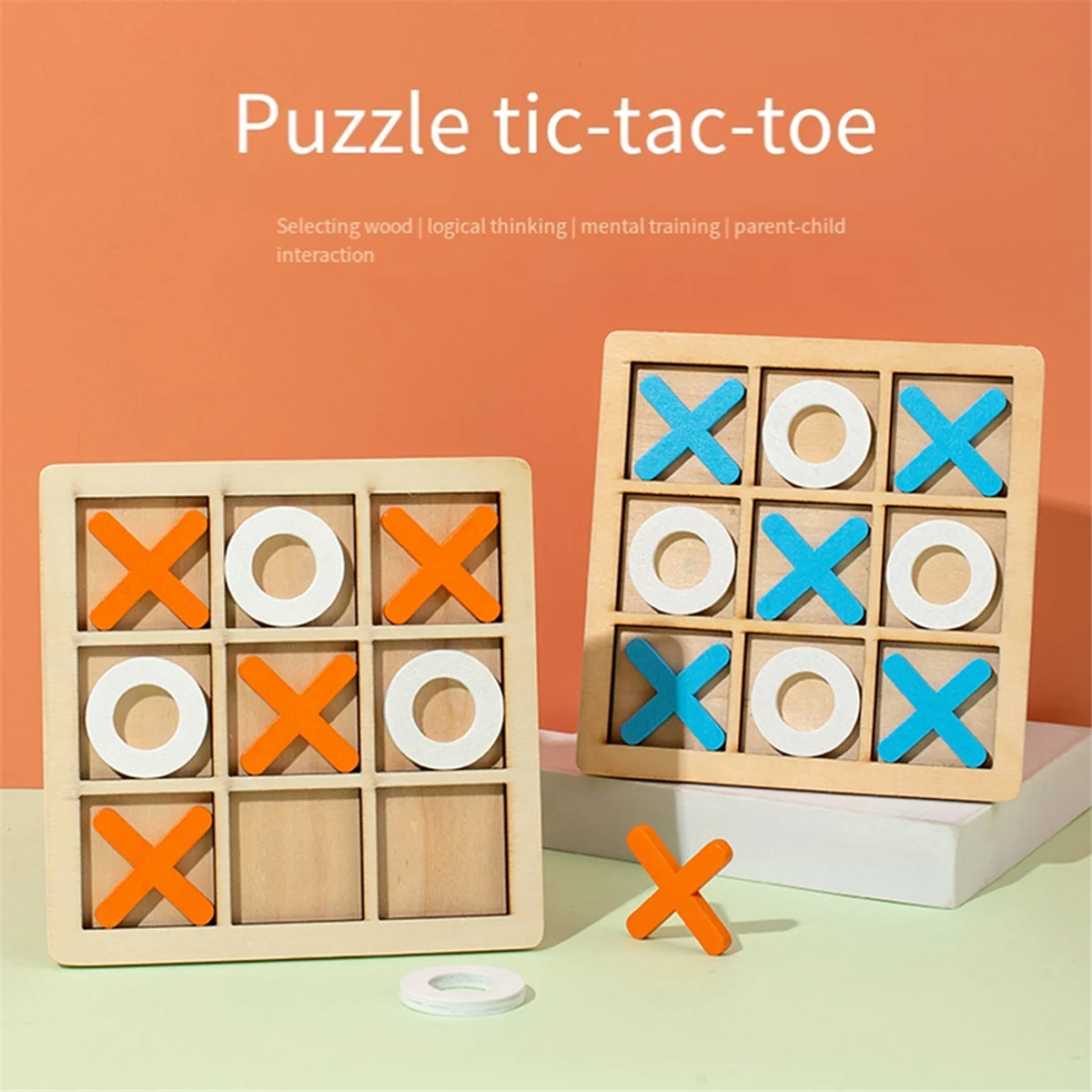 

5 шт. Xo Tic Tac Toe детская настольная игра для родителей и детей интерактивная B