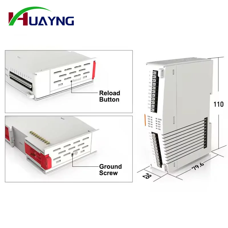 PUSR 4*AI, 4*DO/4*DI, 4*DO/4*AI, 4*AO/ 8*DO/8*DI IO Extender IO Controller IO System IO Module IO Modular design