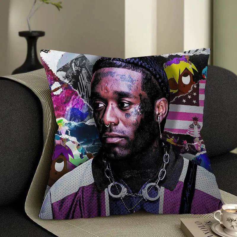 مغني الراب ليل عوزي فيرت ألبوم الموسيقى غطاء الوسادة البوليستر وسائد أريكة وسائد رمي الزخرفية ديكور المنزل غطاء وسادة
