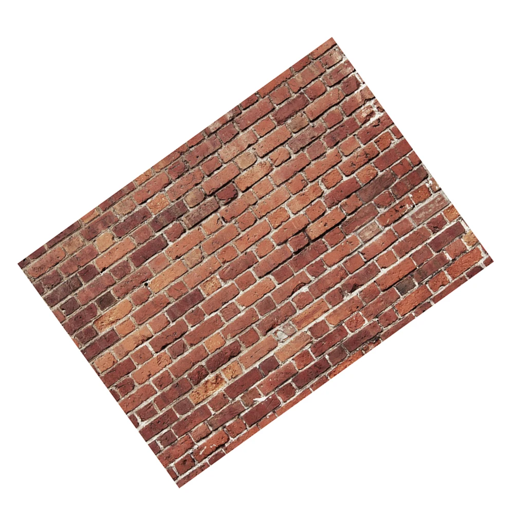 

Red Brick Wall Pattern Backdrop Decorative Photography Background For Party Wedding Home Office Decor