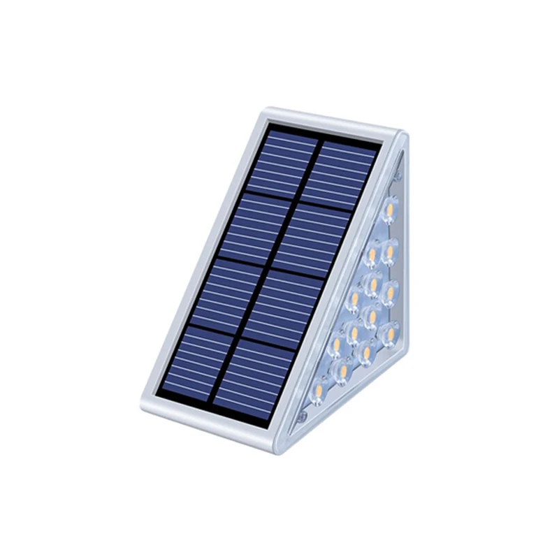 

IP67 Водонепроницаемые солнечные ступенчатые фонари для улицы, светодиодные лестничные светильники с противоугонной конструкцией и линзой для освещения палубы, сада, дорожки