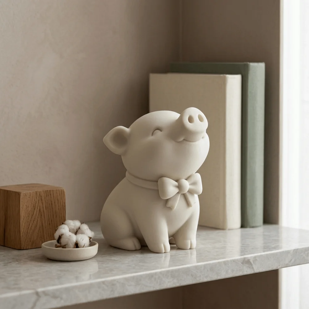 Lovely 5cm Cat Statue 3D Printed Decoration Mini Dog Statue Creative Cut Animal Pet Figurine Gift Giving