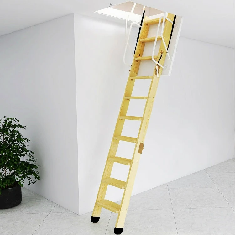 

Невидимая лестница из массива дерева, тройная скрытая дуплексная вилла, домашняя простая