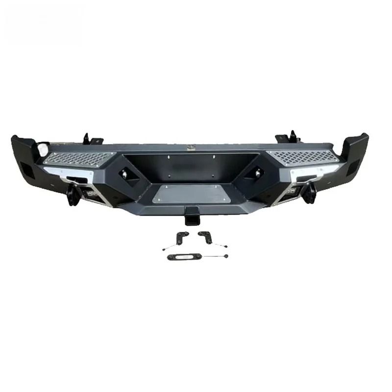 High Quality Black Screw‑Installed Steel Tail Bull‑Bar Wholesale Universal 4X4 Off‑Road Pickup Exterior Upgrade Accessories