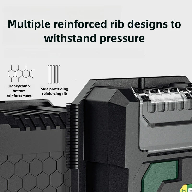 Hardware Tools Storage Box Portable Plastic Toolbox Multifunctional Electrician Maintenance Tool Case Household Tools Organizer
