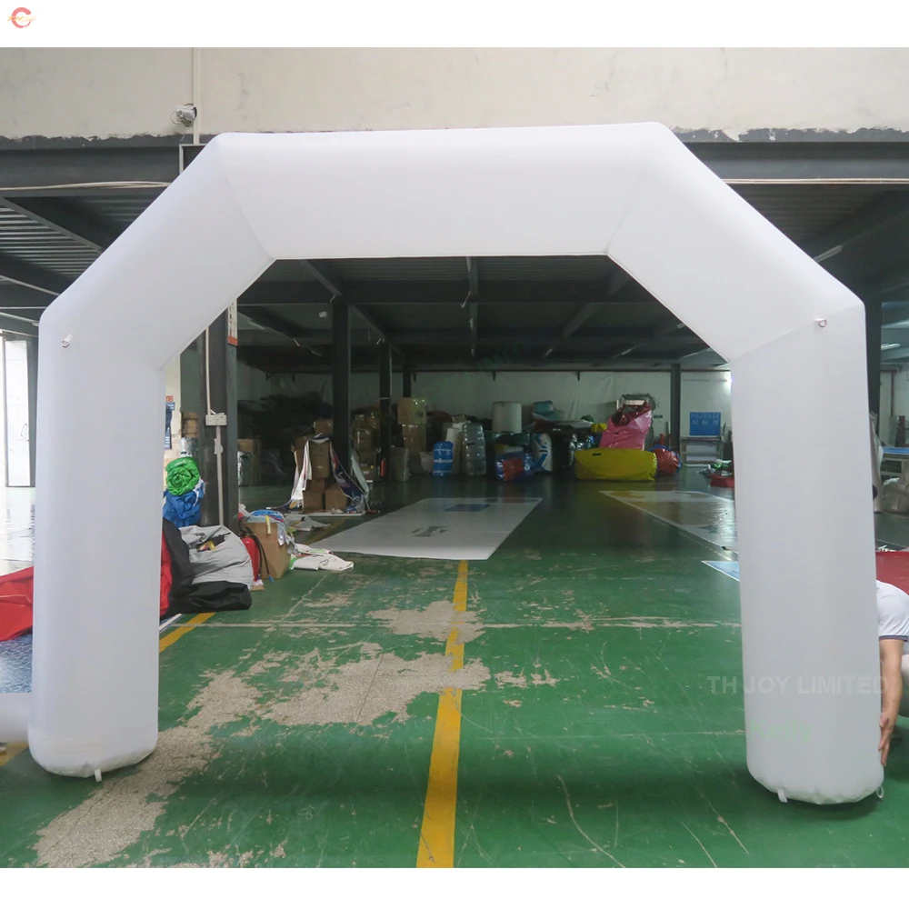 

4x3m White Start Finish Inflatable Arch Archway for Sport Event Ground Opening Decoration Advertising