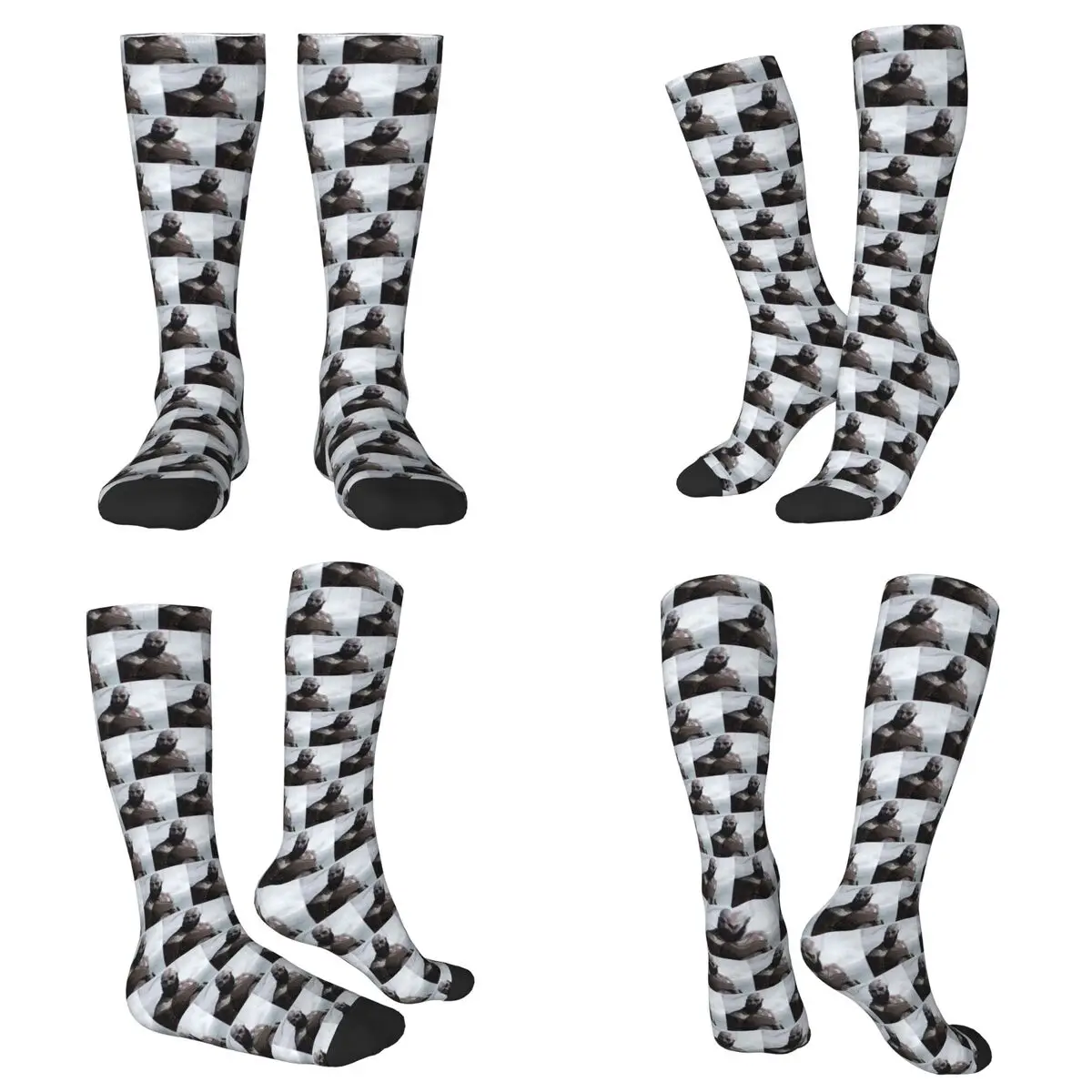 

Всесезонные носки с черепом Кратоса God Of War, спортивные носки в стиле Харадзюку, мягкие забавные чулки для мужчин и женщин