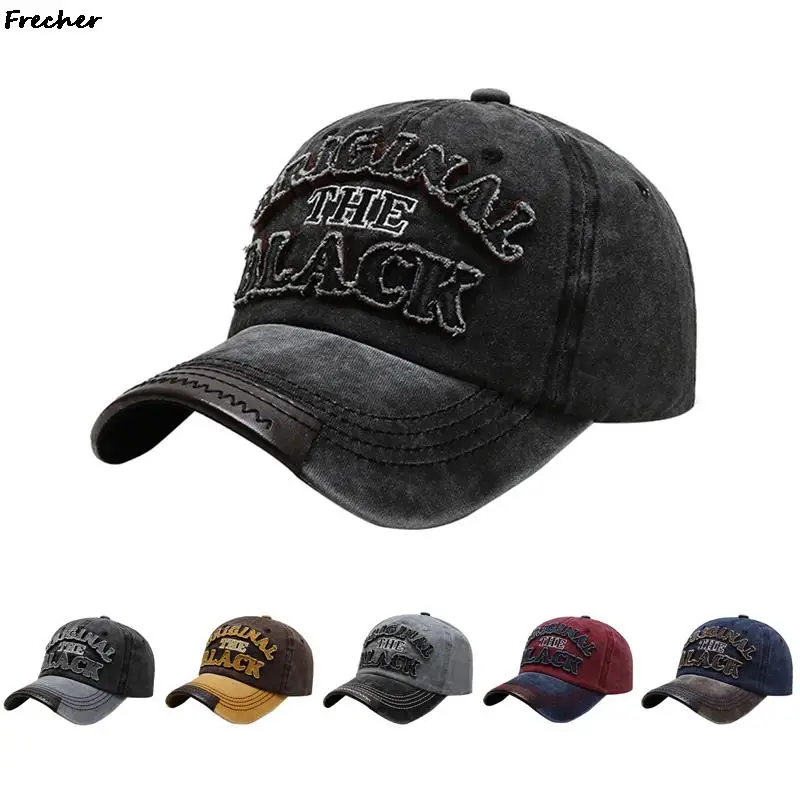 Men Fashion Street Caps Embroidered Baseball Cap Summer Spring Letter Basketball Dance Hat Unisex Vintage Hip Hop Hats Snapback