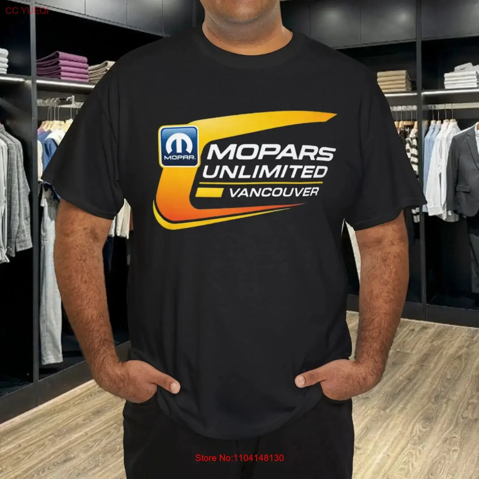 Mopar Unlimited Car Club T Shirt Vancouver Since 1992 vintage Washed designer clothes homme Stretched streetwear Casual