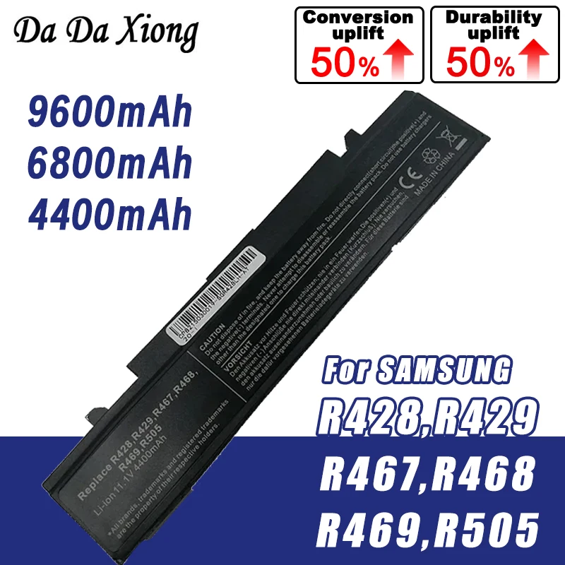 6CELL New Battery R428 for SAMSUNG RC410 RC510 RC512 RC710 RF410 RF510 RF511 RF711 RV520 RV410 RV508 AA-PB9NS6B NP355V5C PB9NC6B
