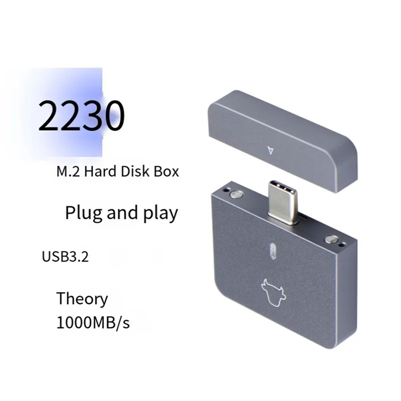 

Efficient 2230 NVMe SSD Enclosure PCIe USB3.2 10Gbps Aluminum M.2 Enclosure
