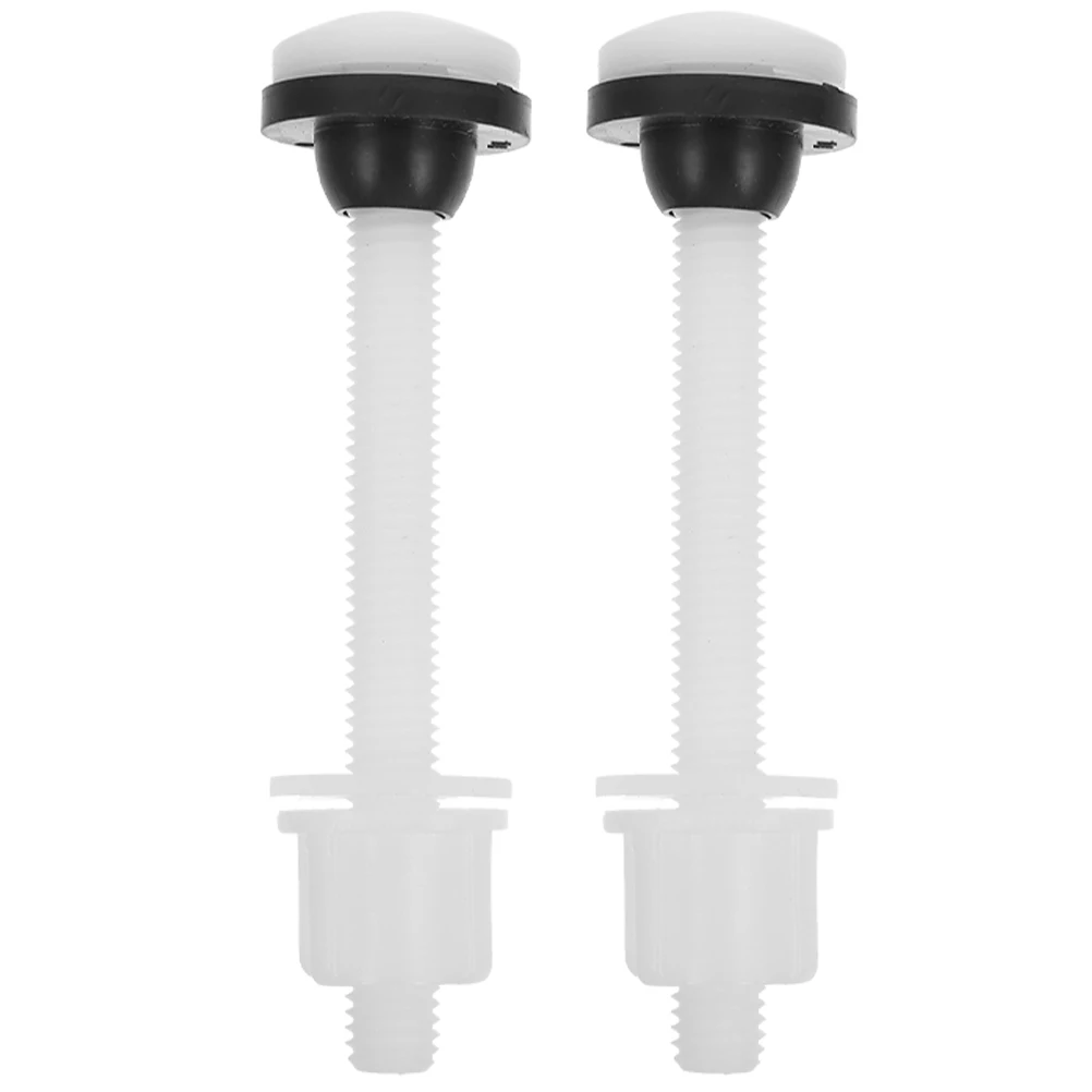 

2pcs Toilet Seat Bolts ABS White Replacement Screws Bathroom Old Tanks Leak Proof Installation Various Models Stable
