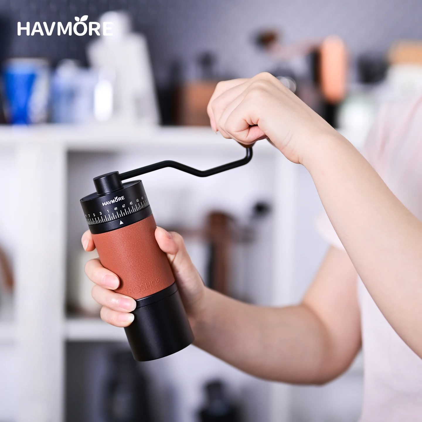 Carry Portable External Fine Adjust Wearproof CNC Burr High Quality Coffee Bean Grinder