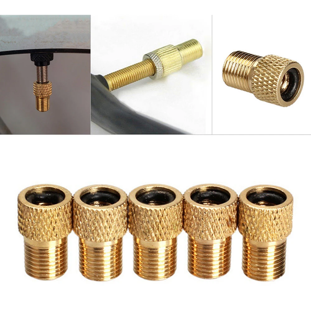 Cinverter Gas Nozzle Wheel Tire Transfer Mountain Bike Pump Convert Valve Adapter Presta To Schrader Bicycle Punp Tube