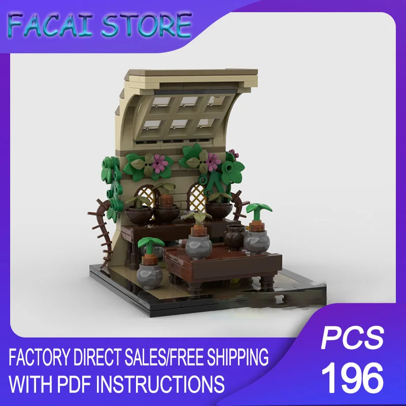 

Movie Model Moc Building Bricks Modular Herbal Medicine Classroom Model Technology Block Christmas DIY Toy Construction Gift