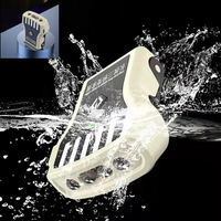 LED Hat Clip Headlight IPX4 Waterproof Mini Caps Light Headlamp Power Display Ultra Bright Hat Clip Flashlight For Night Fishing