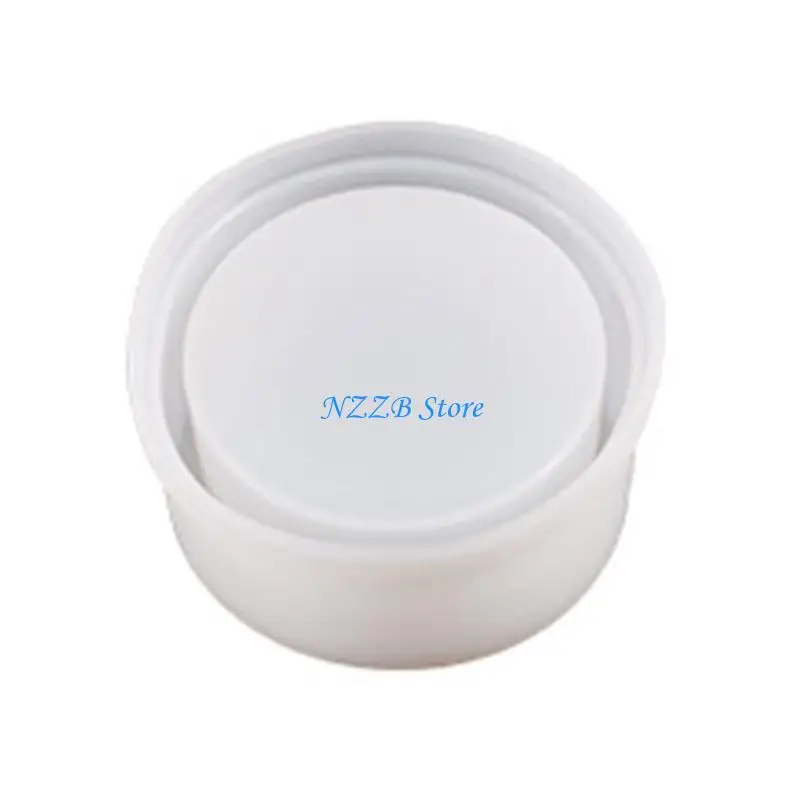 

T21F DIY Crystal Epoxy Resin Jar Mold Storage Box Lid Silicone Mould for DIY Jewelry Making Candy Box Container Casting Tool