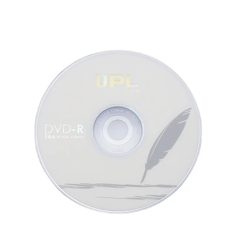 Wholesale 5 Grade A x16 4.7 GB UPL Blank Feather Printed DVD R Discs