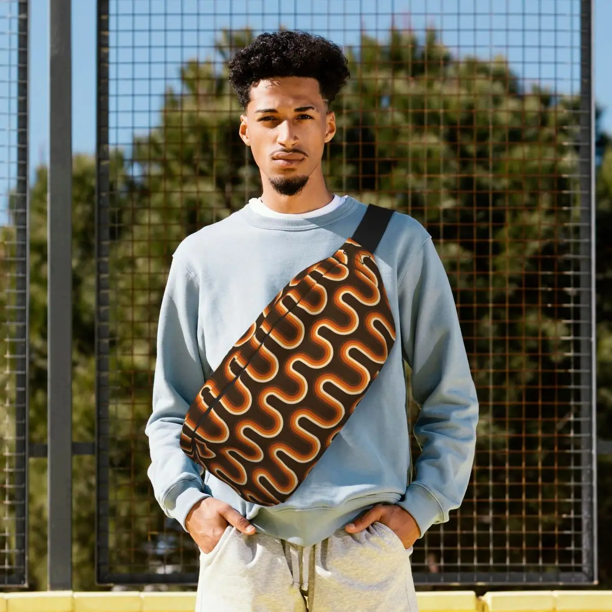 borsa-a-tracolla-con-motivo-anni-'70-onde-arancioni-e-marroni-per-uomo-e-donna-marsupio-regolabile-per-viaggiare-correre-portare-soldi-e-telefono