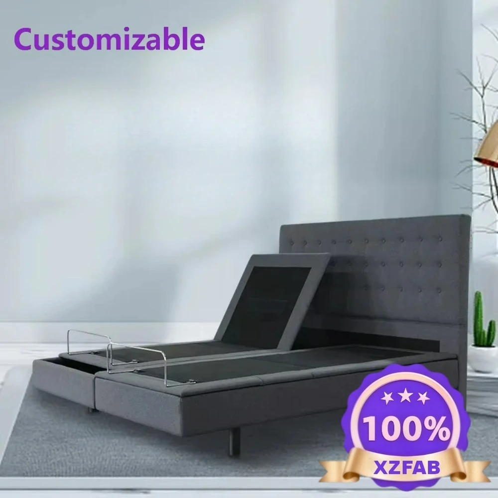 Factory Direct 2026 Zero Gravity Split Electric Adjustable Bed Base Smart Bed Frame with Wireless Remote Control  Heavy