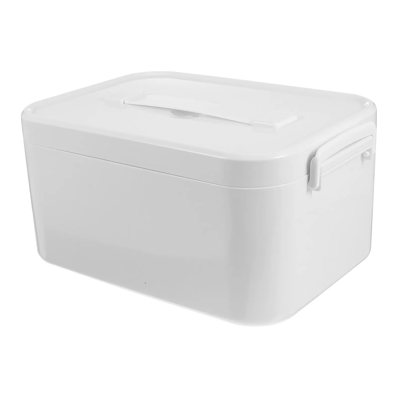1Pcs Large Capacity Portable First-Aid Medicine Box with Handle for Home Outdoor Travel Sports Family Emergency Storage