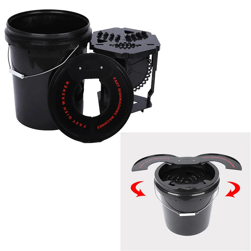 Car Beauty Rashing Bucket Car Polishing Disc cleaning Cleaning Bucket Polishing Disc Cleaning Dual-Purpose Car Washing Bucke