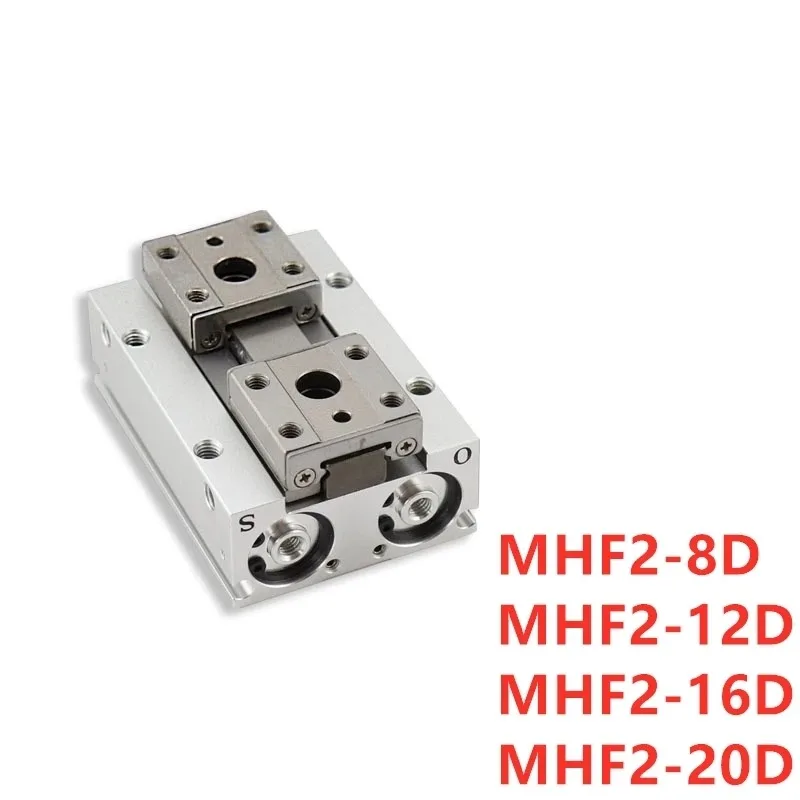 Low Profile Air Parallel Gripper Force Pneumatic Cylinder MHF2 8D MHF2 10D MHF2 12D MHF2 16D MHF2 20D Pneumatic