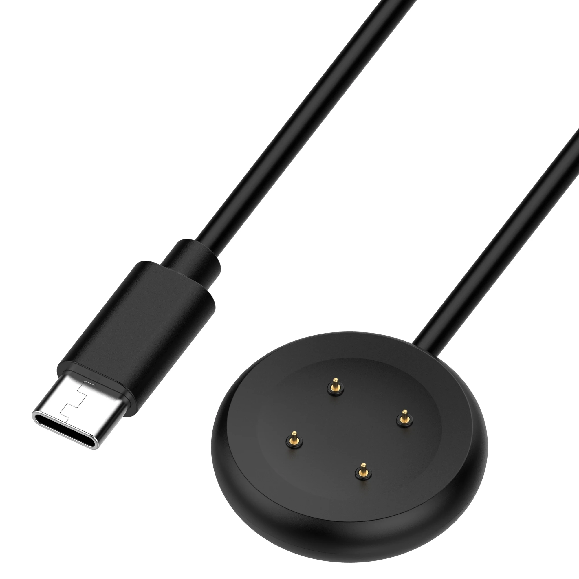 Pixel Watch 3 Ladegerät für Google Pixel Watch 2 USB C Ladekabel Typ-C 1 m 3,3 ft Schwarz/Weiß Kabel magnetisch