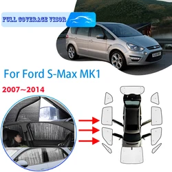 For Ford S-Max MK1 Smax S Max 2007~2014 2009 Car Window Windshield Sunshade UV Protection Reflector Sun Shade Auto Sun Visor