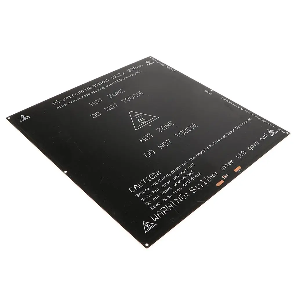 

1Piece 330x330mm MK2A Aluminum Heated Bed Hot Bed PCB Platform 3D Printer
