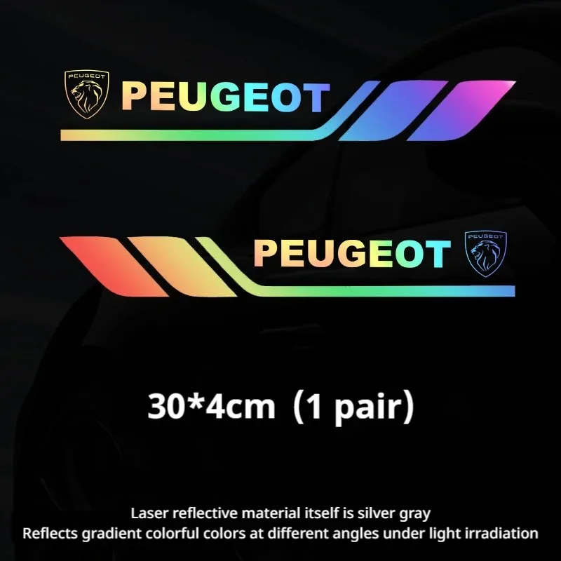 Auto Body Decor Sticker Vinyl Exterior Graphic Decal Auto Styling Accessories For Peugeot 208 2008 308 3008 5008 408 508