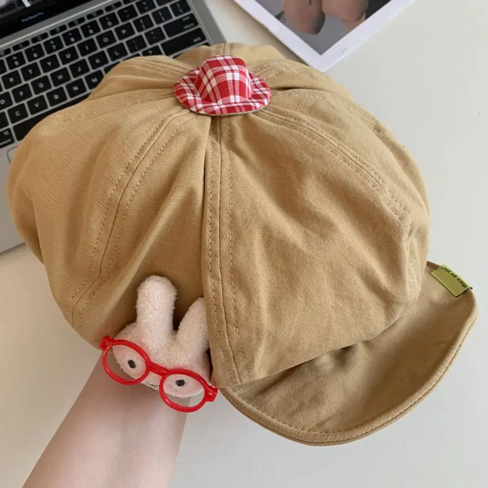 

Fashion Cute Rabbit Cloud Berets Y2k Japanese Style Octagonal Caps Lovely Artist Cap Painter Hat Female
