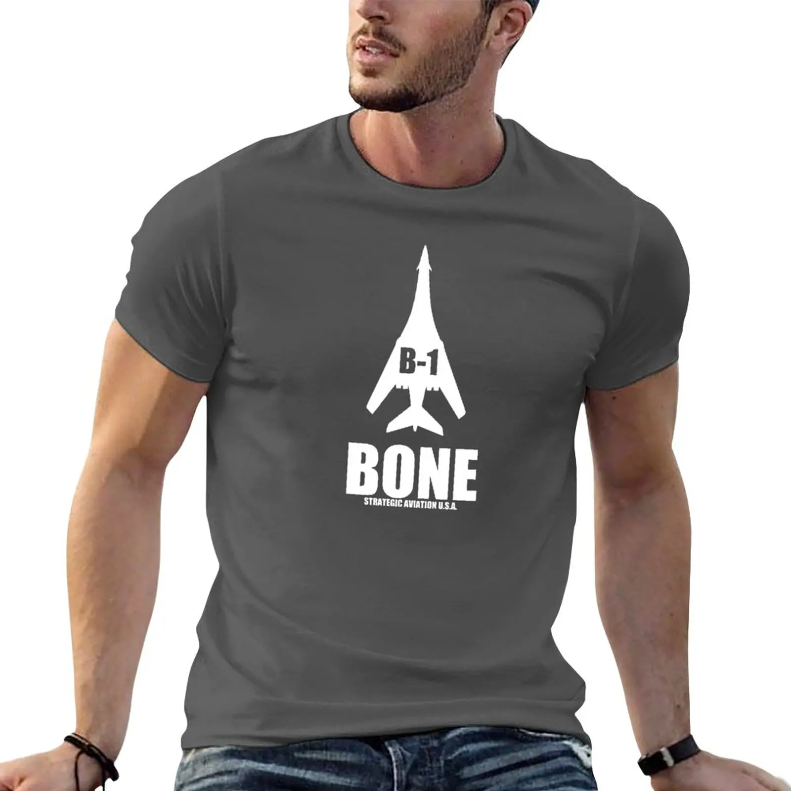 New B-1 Lancer T-Shirt summer clothes graphics t shirt T-shirts for men cotton