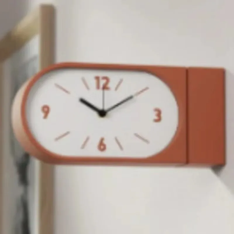 Wall Clock for Living Room Modern Silent Double-Sided Art Decoration Clock with Simple Design and Factory Direct Sourcing