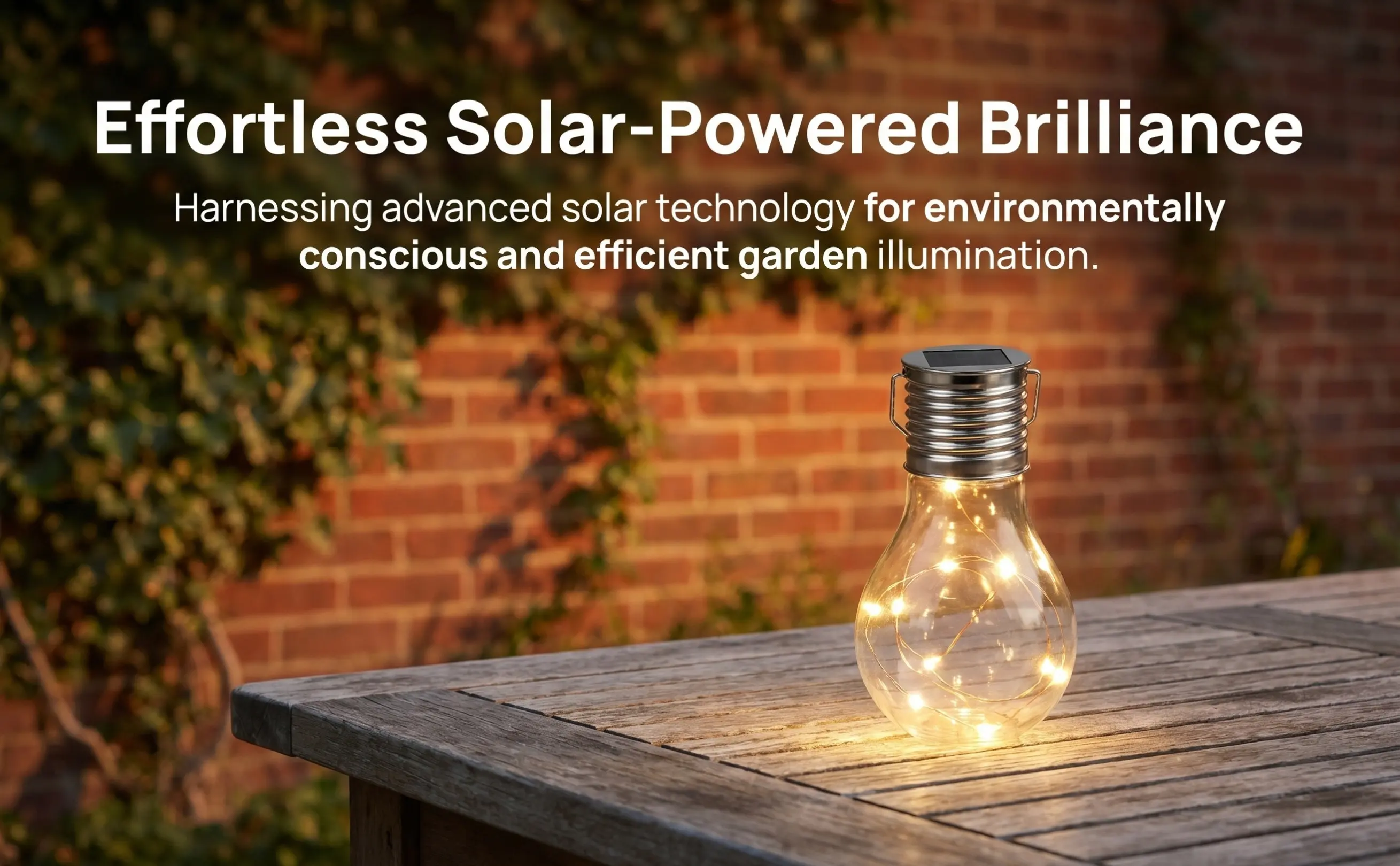 4Pcs Solar Copper Wire LED Hanging Lamp Warm White Outdoor Garden Patio Balcony Tree Lanterns No Wiring Needed Install