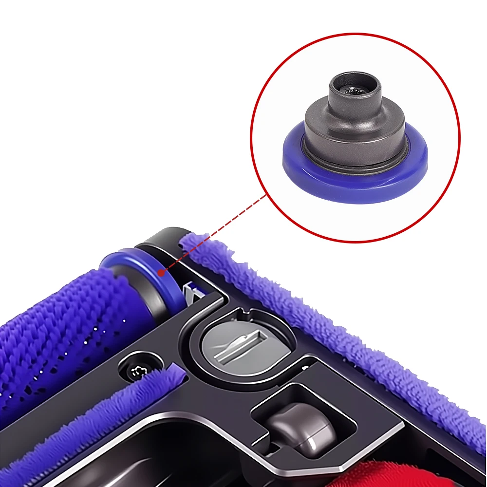 For Dyson V7 V8 V10 V11 Scroll Axis Replacement Rear Brush Bar Soft Roller Spare Parts Vacuum Cleaner Repair Components view 4