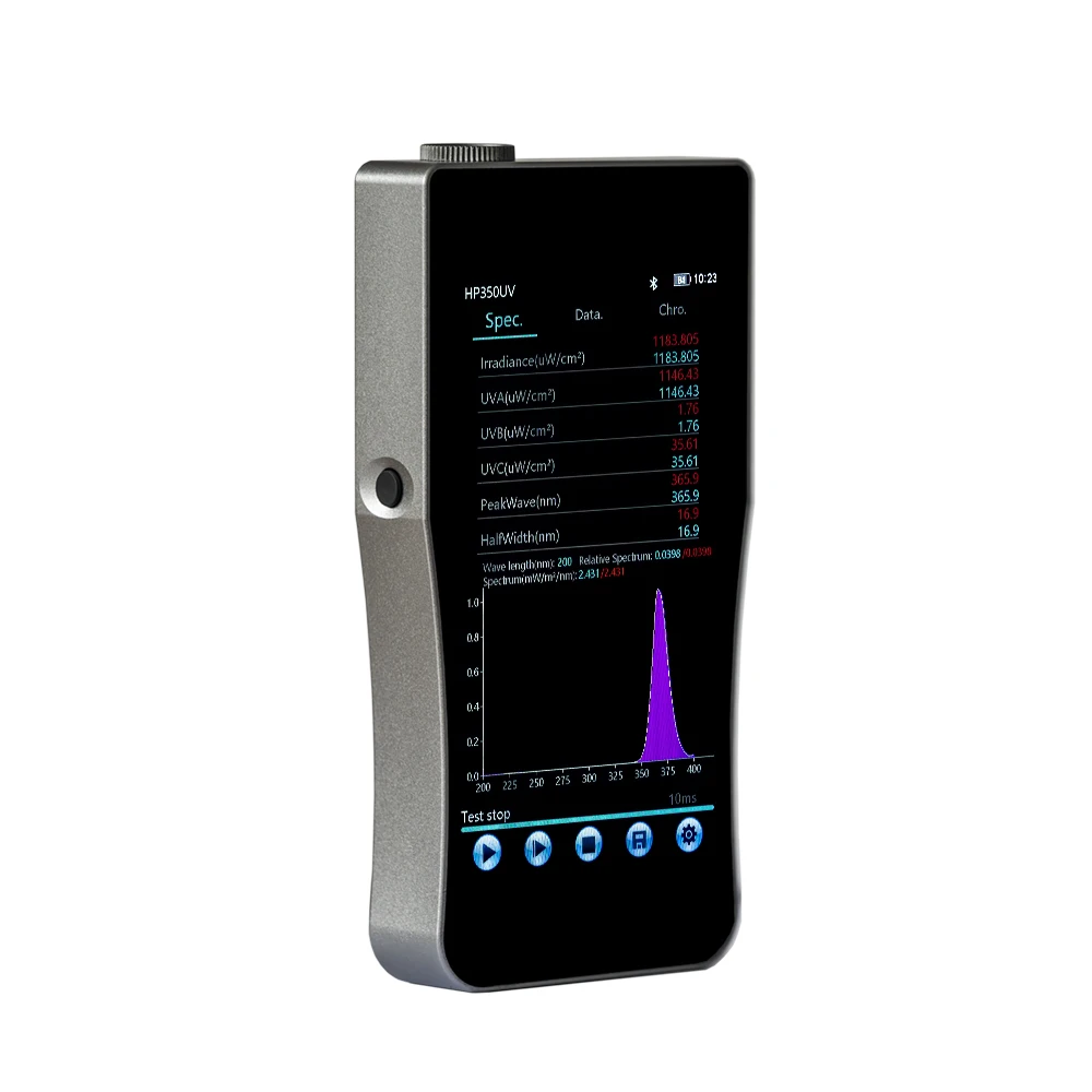 Ultraviolet Tester Meter  Ultraviolet Irradiation Analysis Spectral Illuminance Meter 200-450 nm