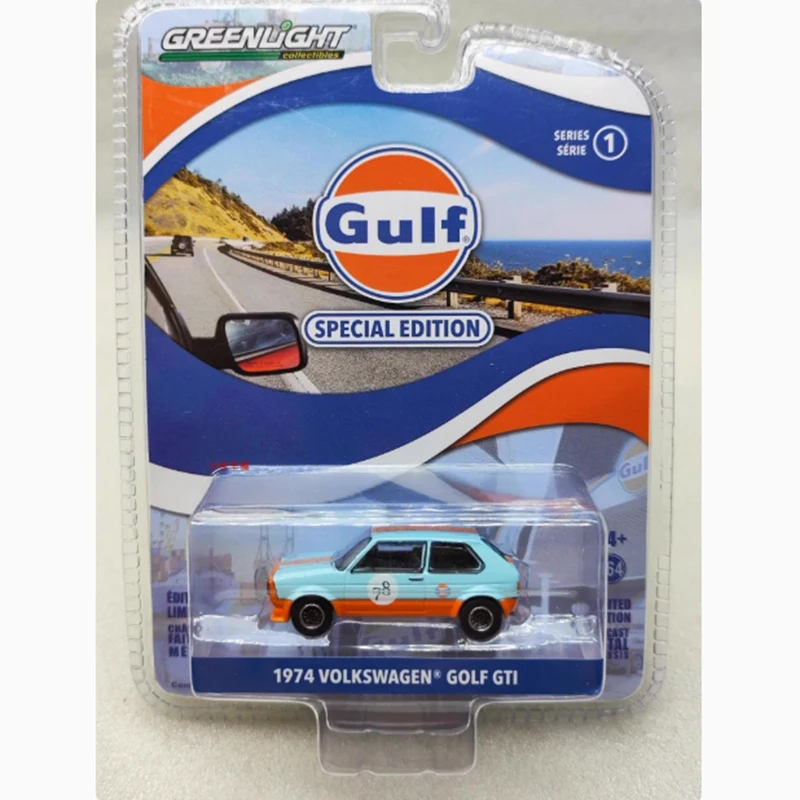 Greenlight 1:64 Skala 1974 1980 VW Golf GTI Alloy Car Model Collection Wyświetlacz Zabawka Prezenty Pamiątki
