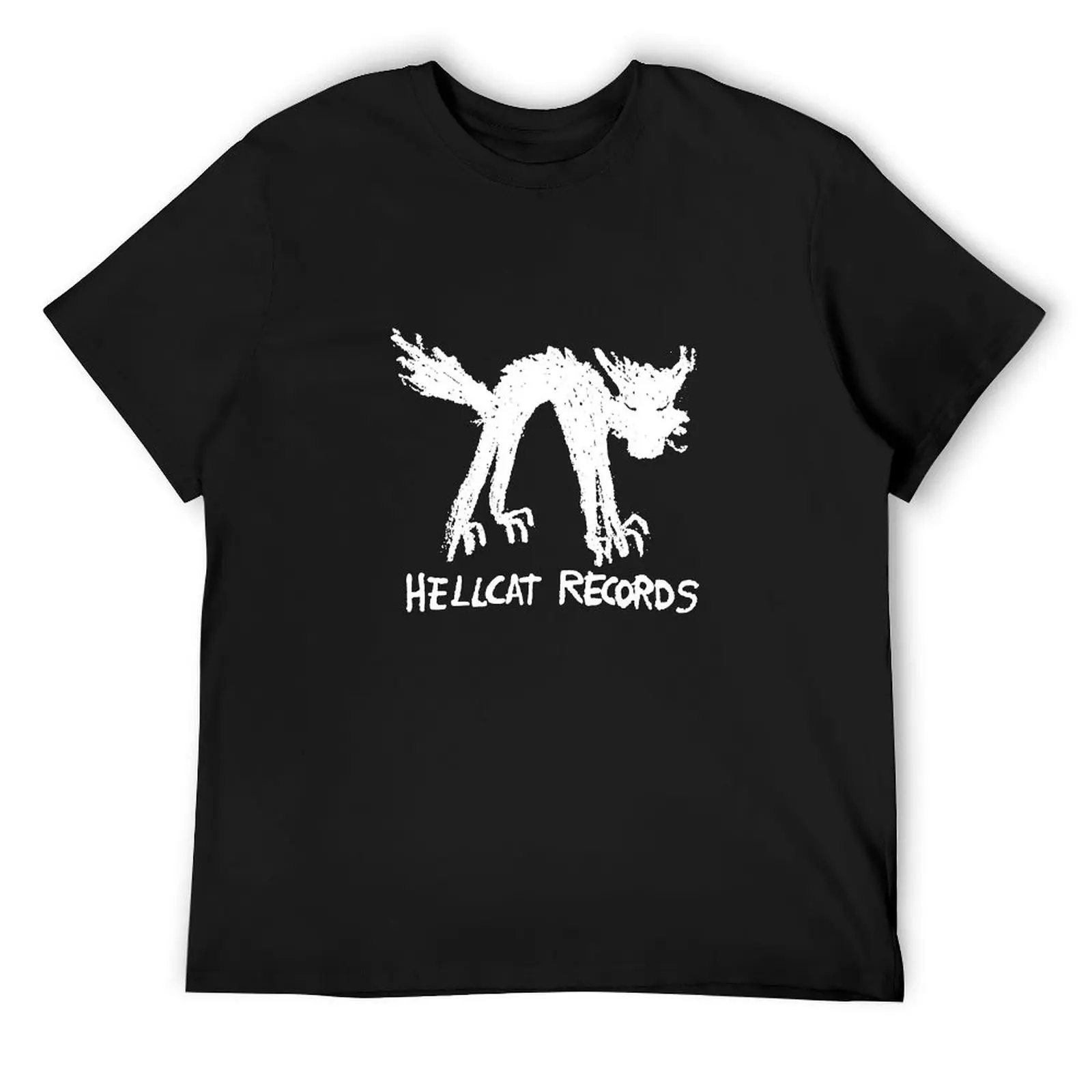 

Hellcat Records T-Shirt funny shirt cotton blacks affliction shirts Men's cotton t-shirt