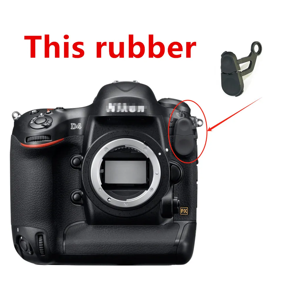 Nuova copia per Nikon D4 D4S coperchio superiore coperchio in gomma parte di riparazione del cappuccio del cavo dell'otturatore della porta