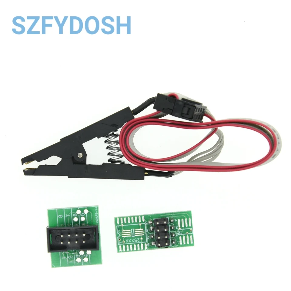 SOIC8 SOP8 Test Clip per EEPROM 93CXX/25CXX/24CXX programmazione in-circuit su programmatore USB TL866CS TL866A EZP2010