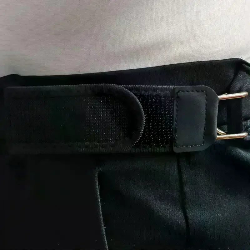 Buckleless Belt Hook Adjustable Metal Hook Elastic Belt Unisex Buckle-Free Invisible Waist Belt Closure For Outdoor Work