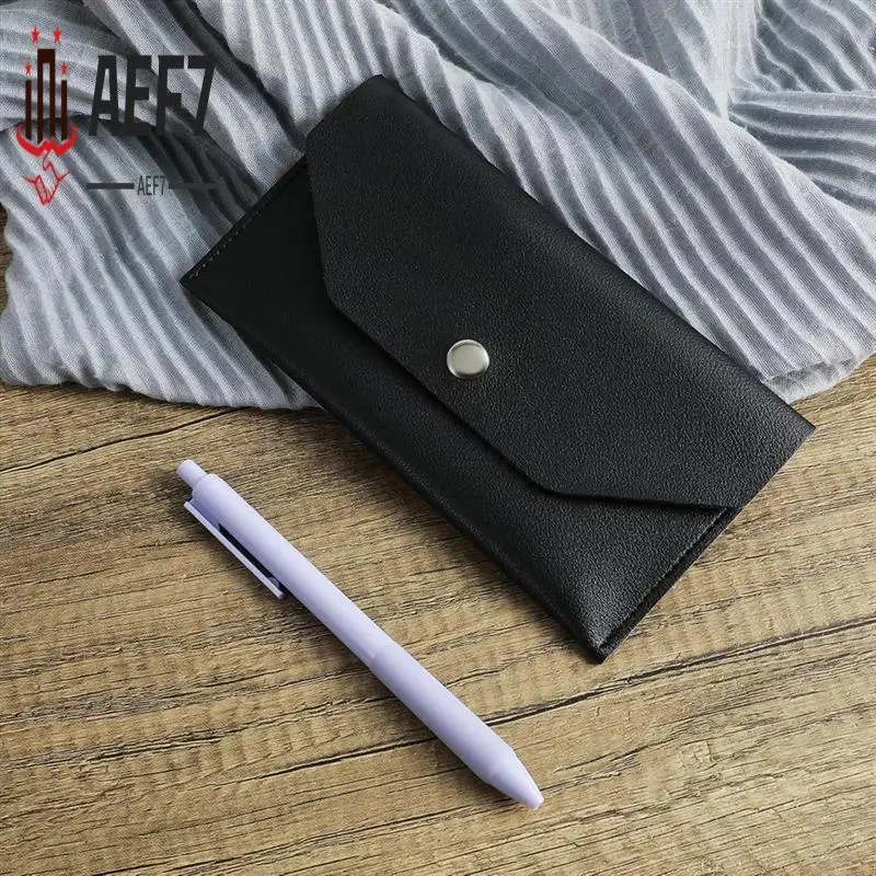 

AEF7-3Pcs PU Leather Cash Envelopes, Waterproof Money Envelopes Reusable Cash Wallet Bags Budget Envelopes