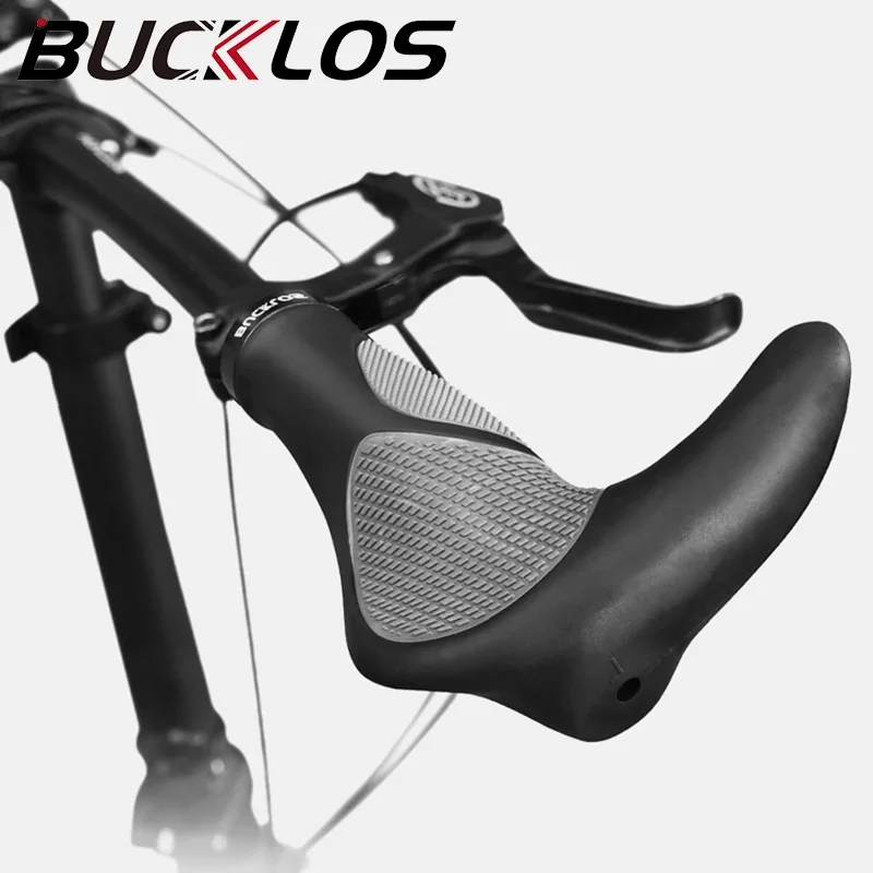 

BUCKLOS Ergonomic MTB Bike Grips Lock-On Bicycle Handlebar Grips Scooter Mtb Handle Folding Mountain Bike Grip Cover