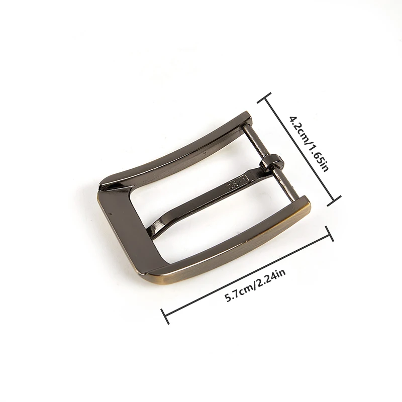 40 mm Zinc Alloy Men's Casual Belt Buckle End Bar Heel Buckle Single Pin Buckles