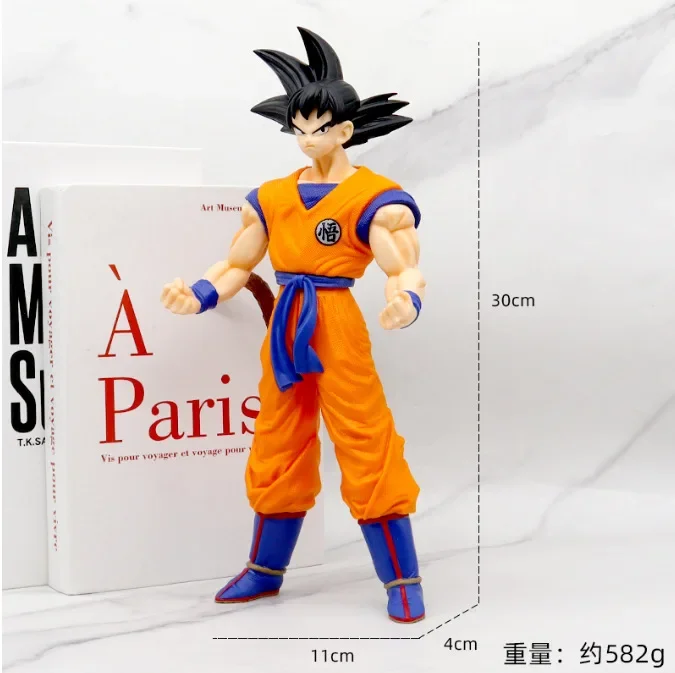 Dragon Ball Z anime Son Gohan Goku figura de ação ornamento de mesa estátua estatueta modelo boneca brinquedos 33cm coleção presente natal