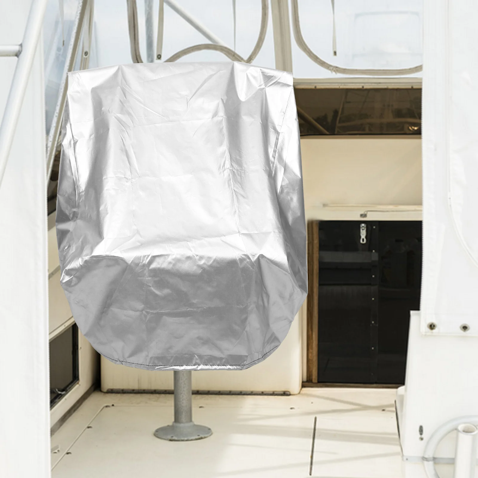 

Waterproof Seat Covers 65x65x65/120CM Black Polyester Boat Folding Chair Cover Rain Proof Sunlight Dust Protection Yacht Fishing