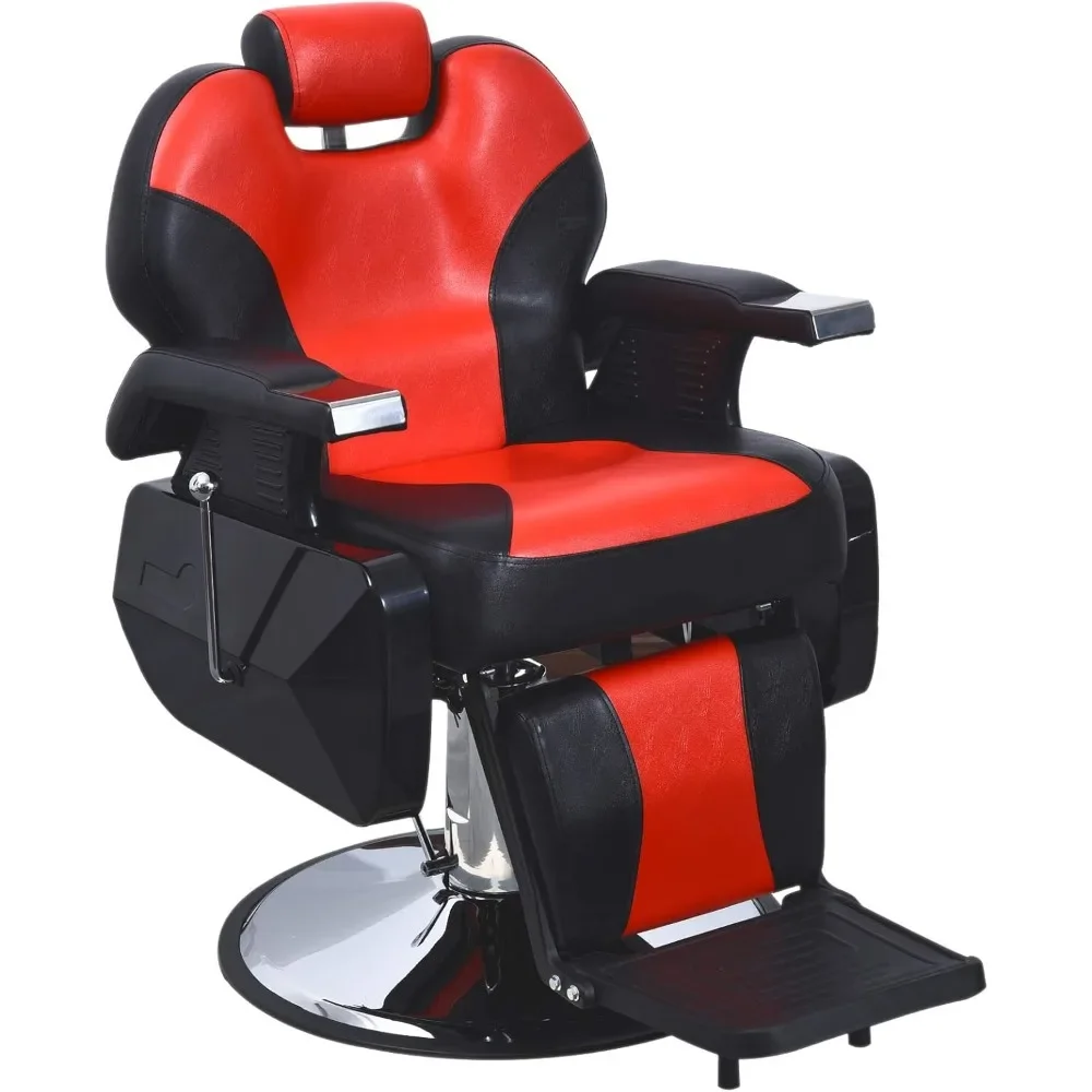 Salon Chair for Hair Nail Salon Chairs Barbering Equipment Barber Swivel Hairdressing Barbershop Furniture Commercial