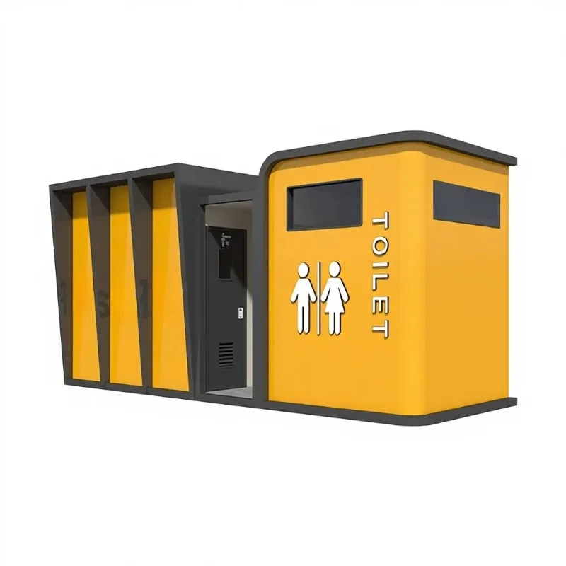 Outdoor Mobile Toilet Restroom Cabin for Festivals Construction Sites Public Areas Camping RV Parks Durable Site Use