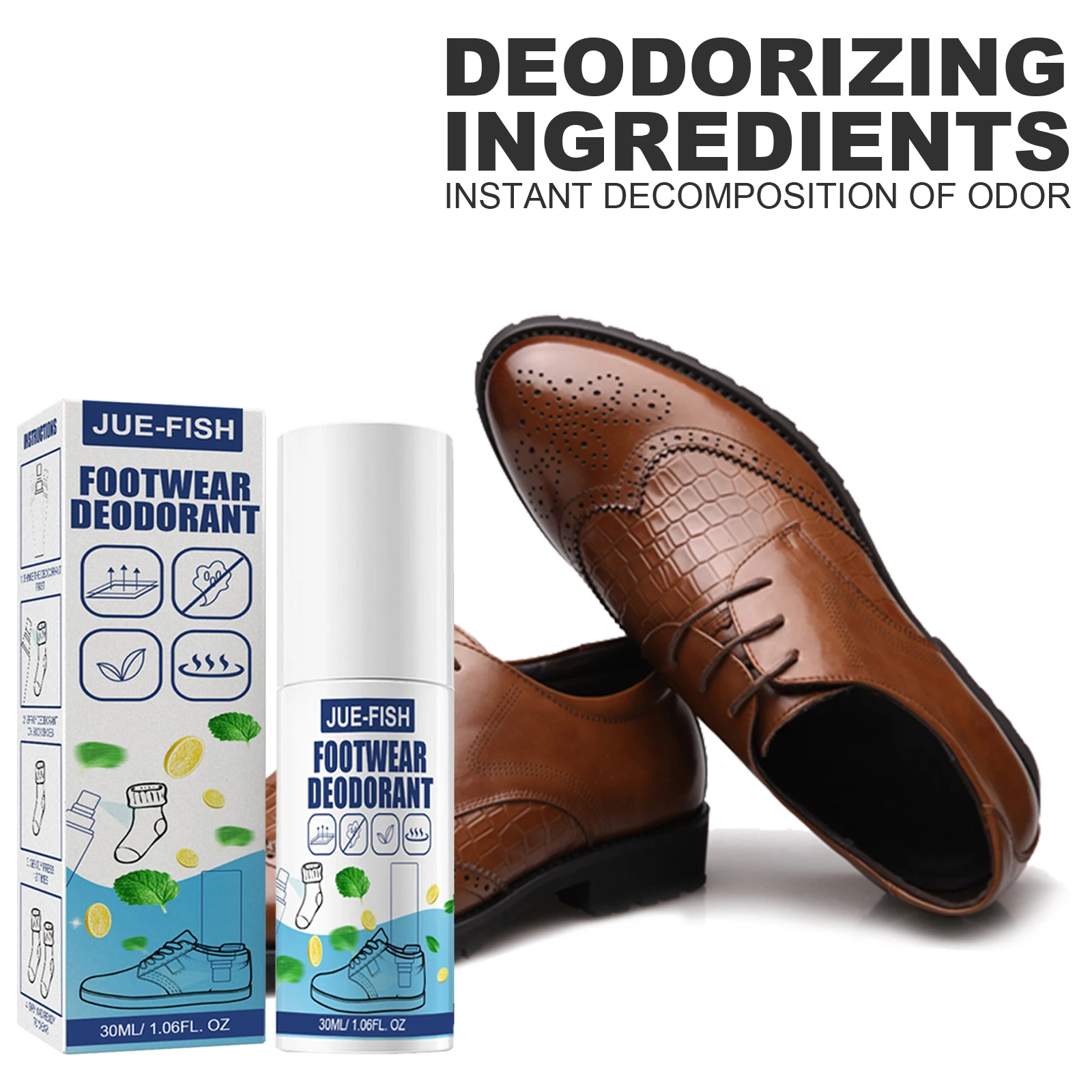 

Anti-odor Remover Long-Lasting Fragrance Sweaty Foot Odor Eliminator Socks Sneakers for Footwear Shoes Deodorant Spray